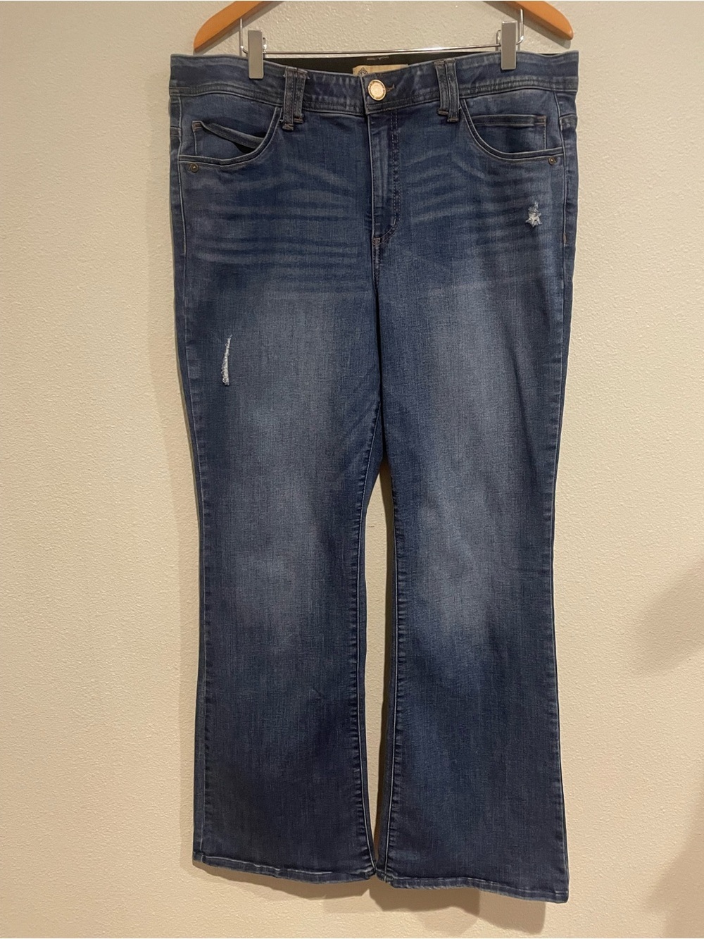 Democracy Women's Dark Blue Flare Jeans